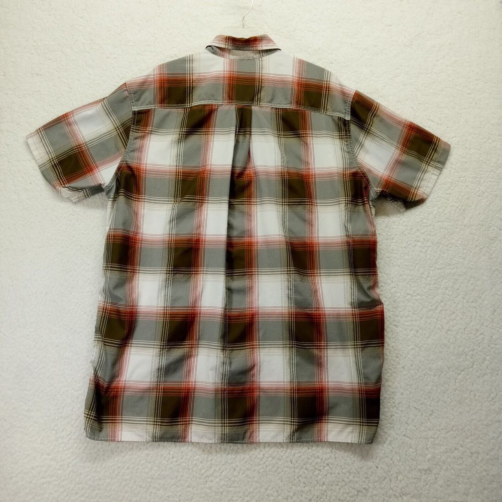 Eddie Bauer Outdoor Shirt Mens TXL Mens Short Sleeve Poly Blend Lightweight Vent - Picture 3 of 9